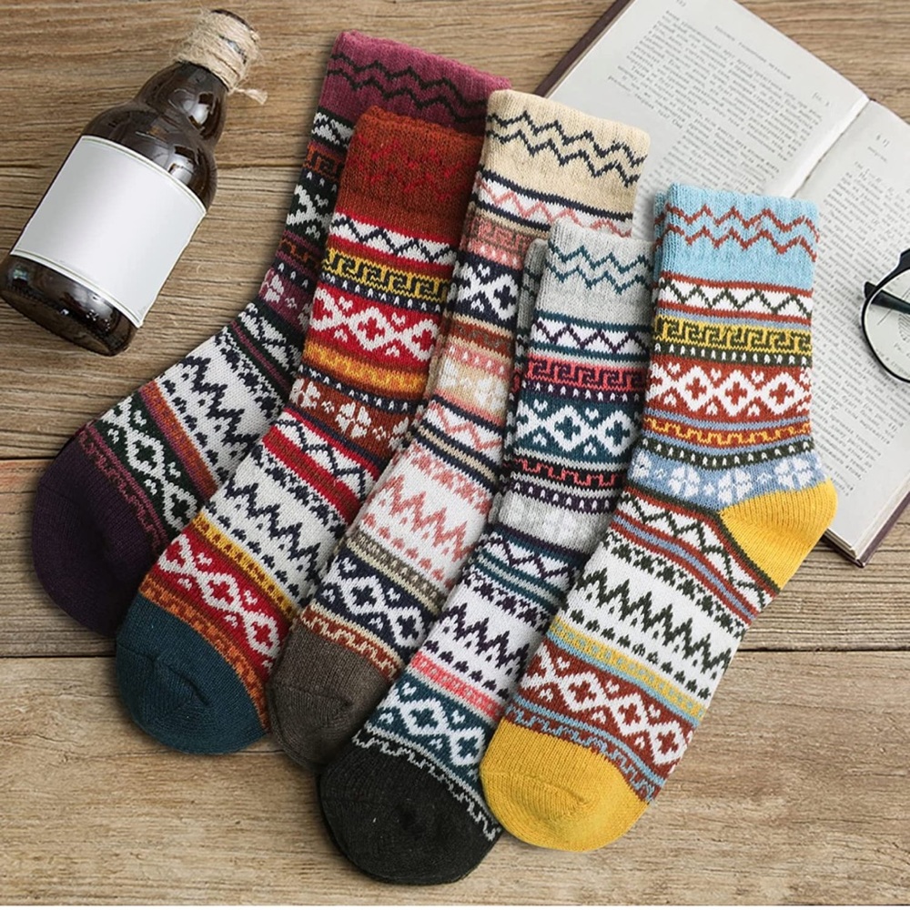 5 Pair Wool Socks NWT - Picture 1 of 8